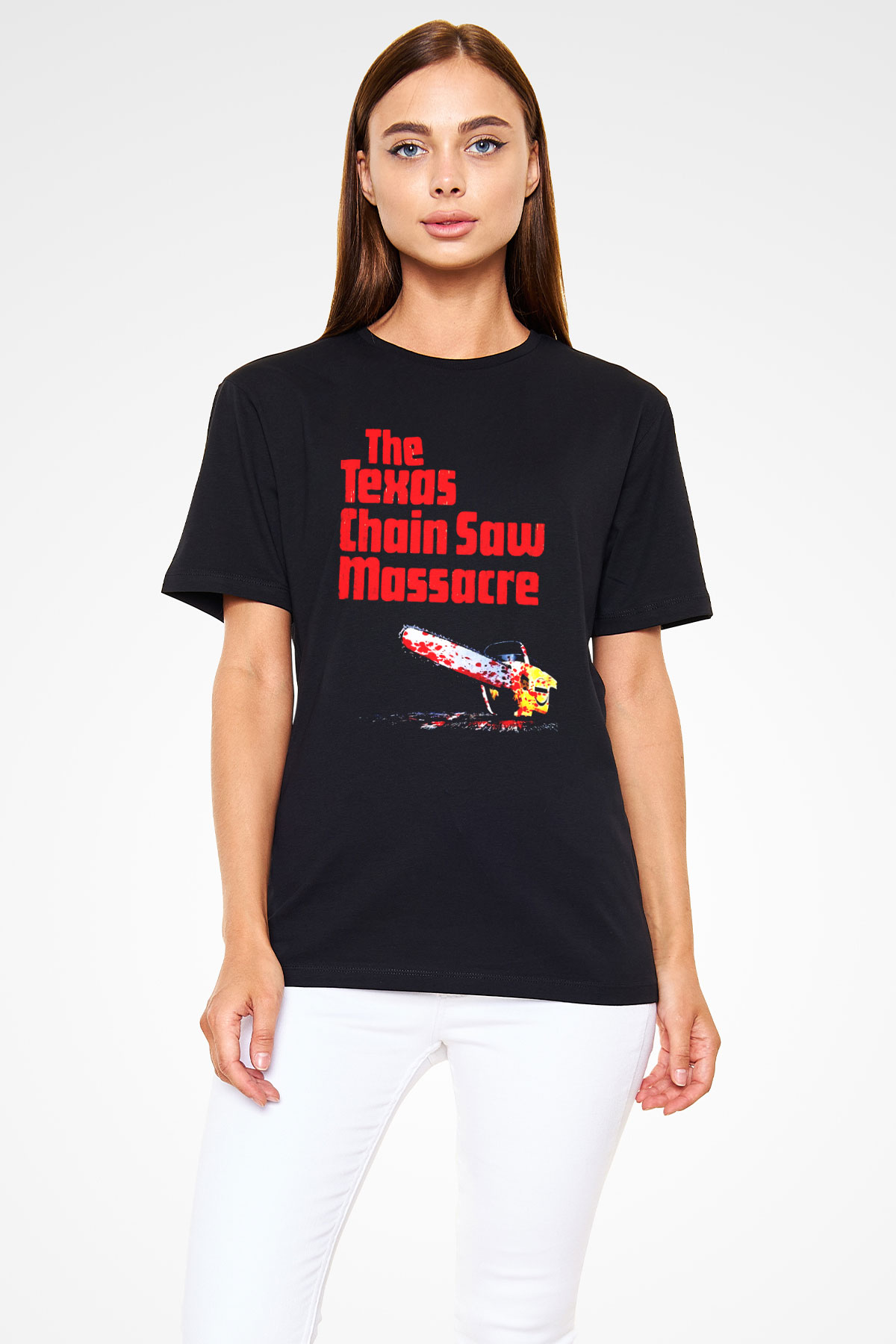 Texas Chain Saw Massacre Siyah Unisex Tişört