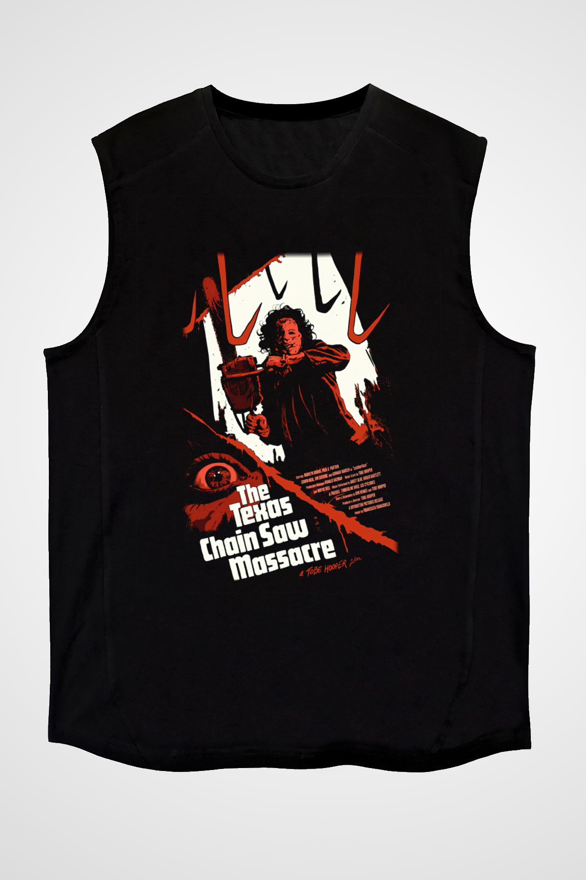 Texas Chain Saw Massacre Siyah Unisex Kolsuz Tişört