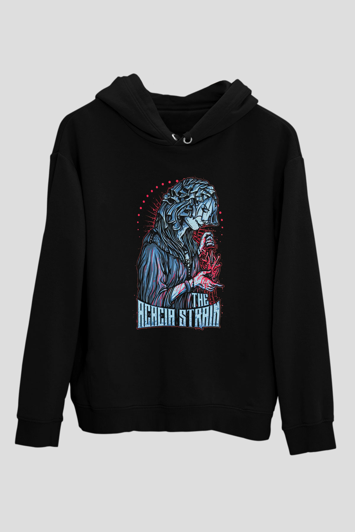 The Acacia Strain Siyah Unisex Kapüşonlu Sweatshirt