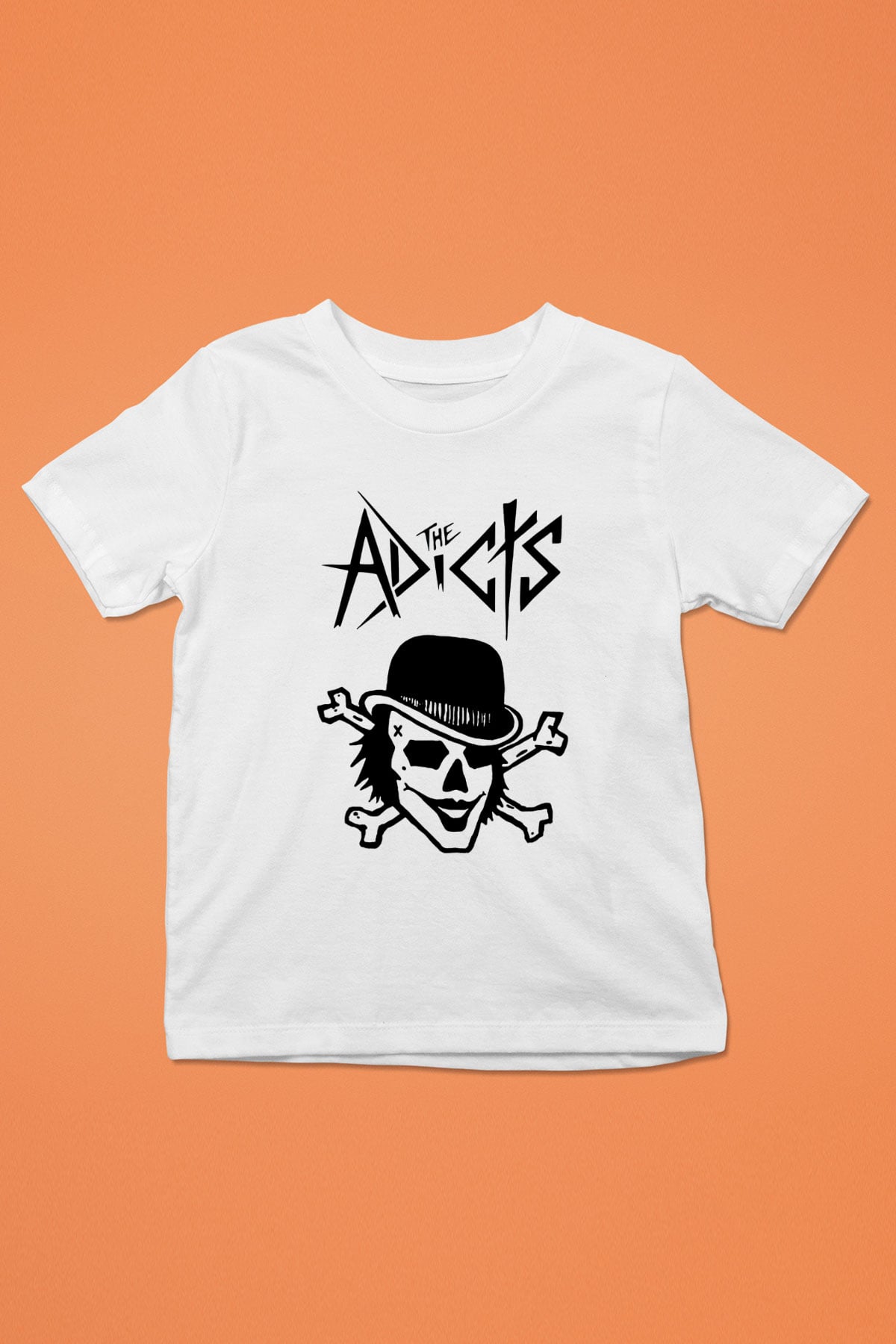 The Adicts Baskılı Beyaz Unisex Çocuk Tişört