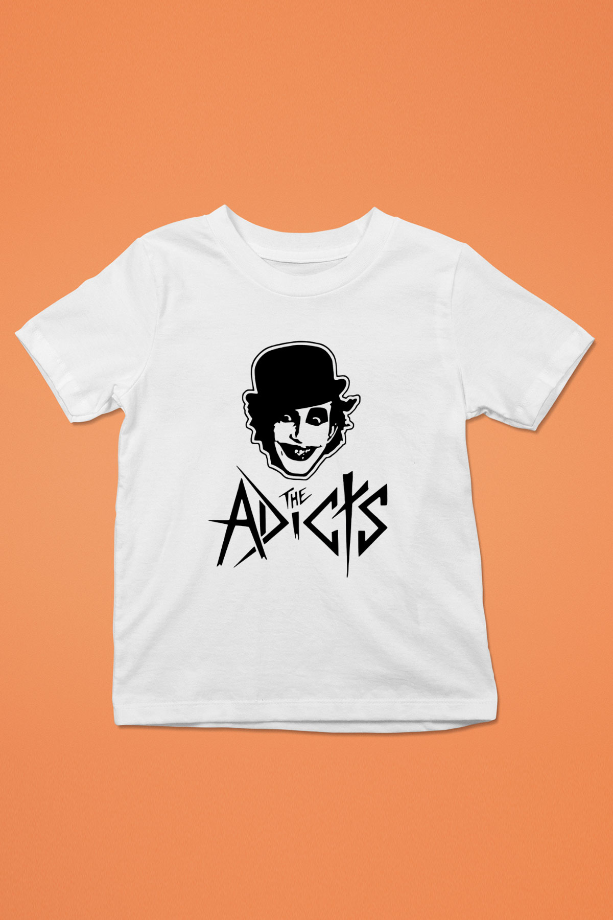 The Adicts Baskılı Beyaz Unisex Çocuk Tişört