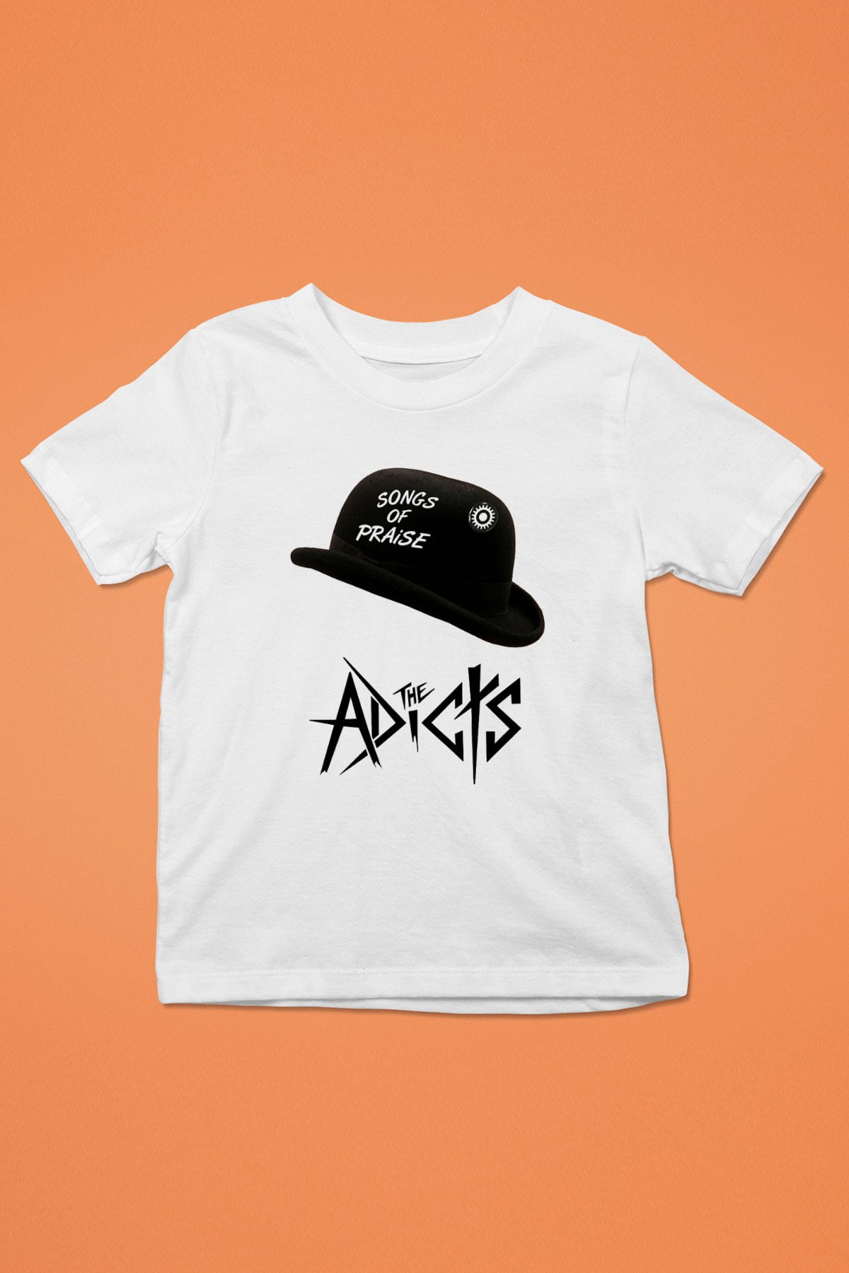 The Adicts Baskılı Beyaz Unisex Çocuk Tişört