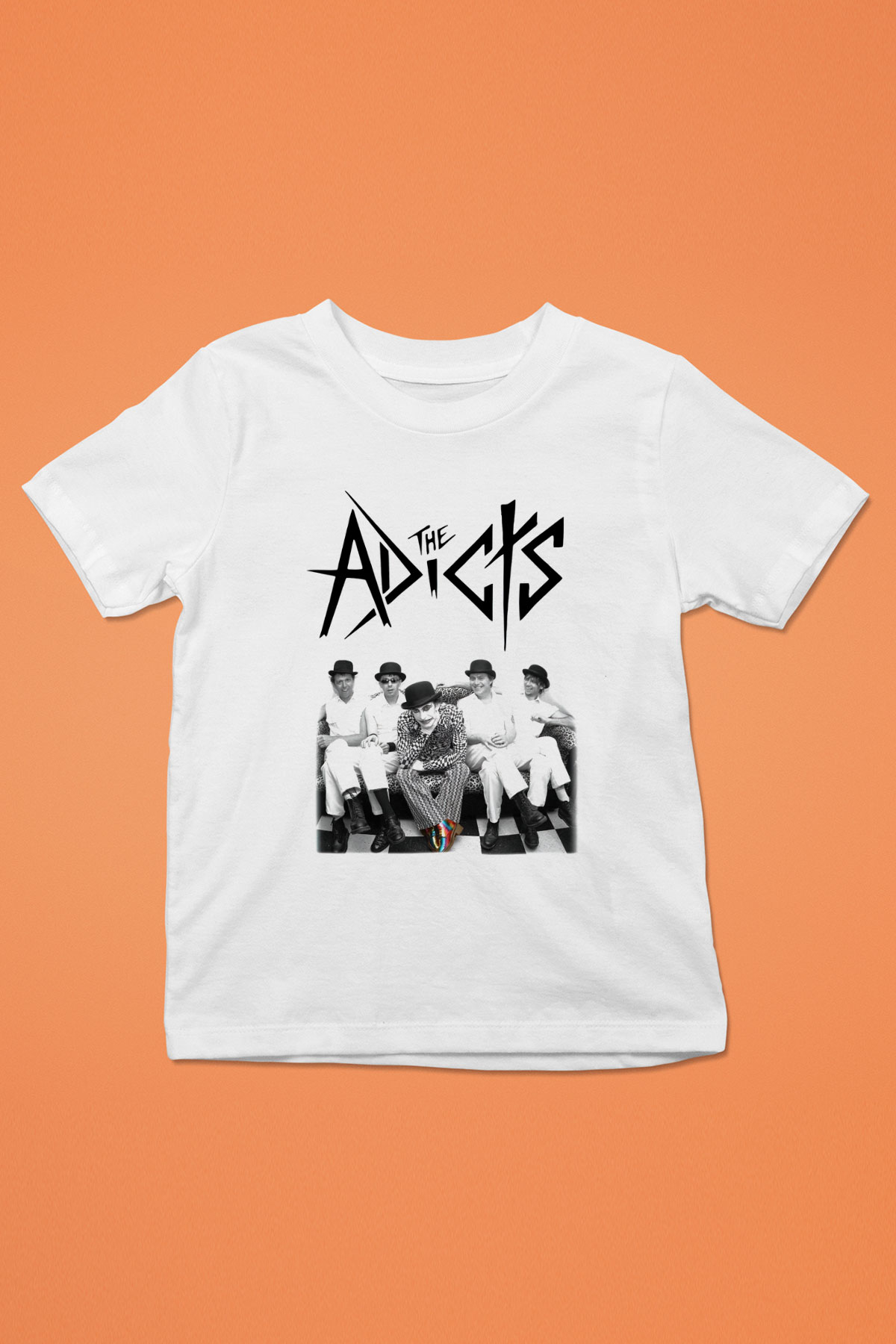 The Adicts Baskılı Beyaz Unisex Çocuk Tişört