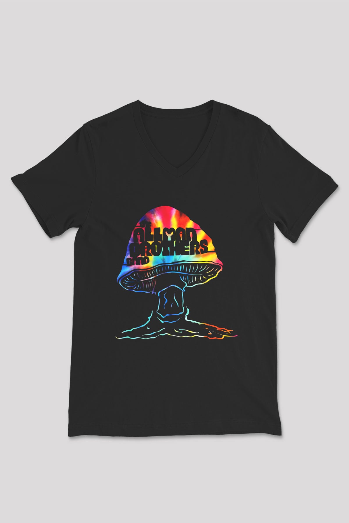 The Allman Brothers Band Siyah Unisex V Yaka Tişört T-Shirt