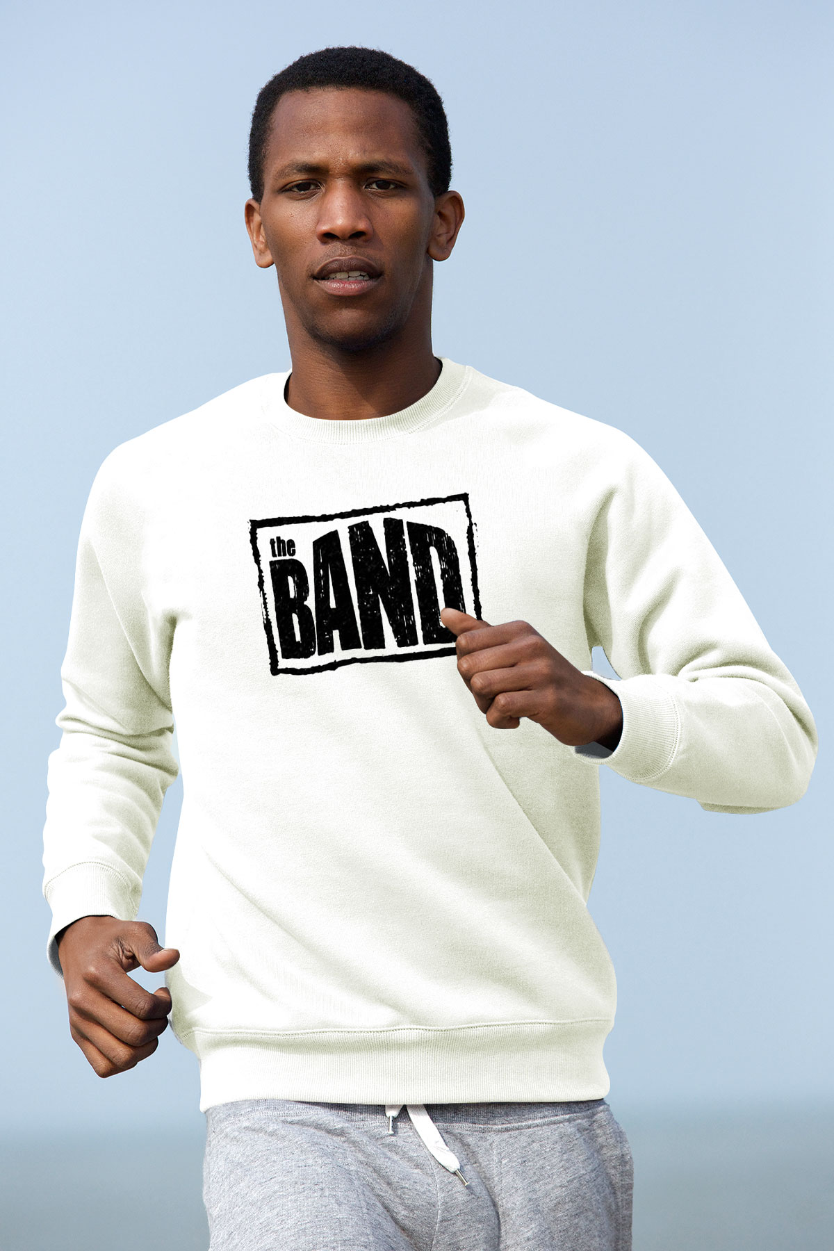 The Band Beyaz Unisex Sweatshirt