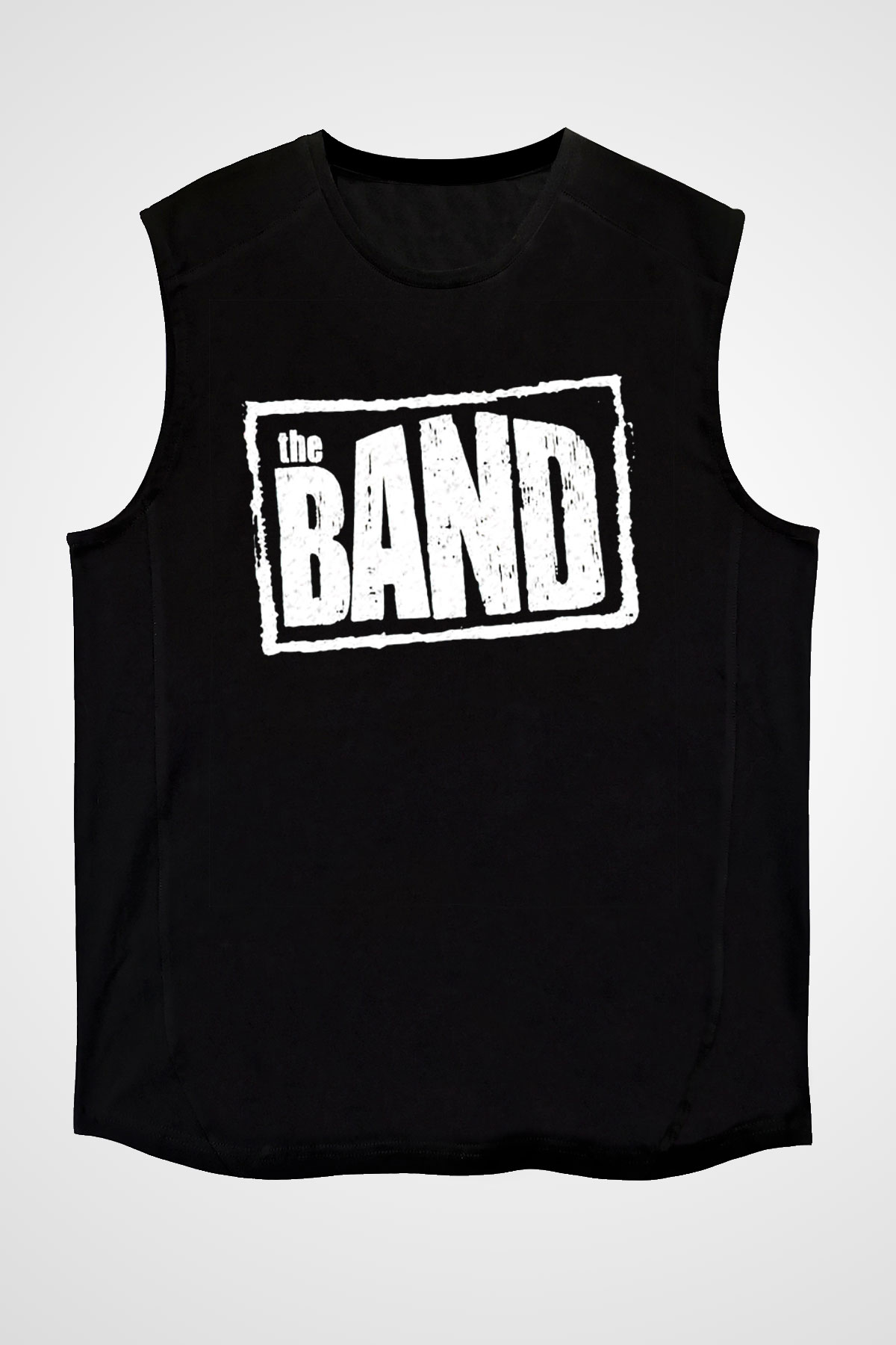 The Band Siyah Unisex Kolsuz Tişört