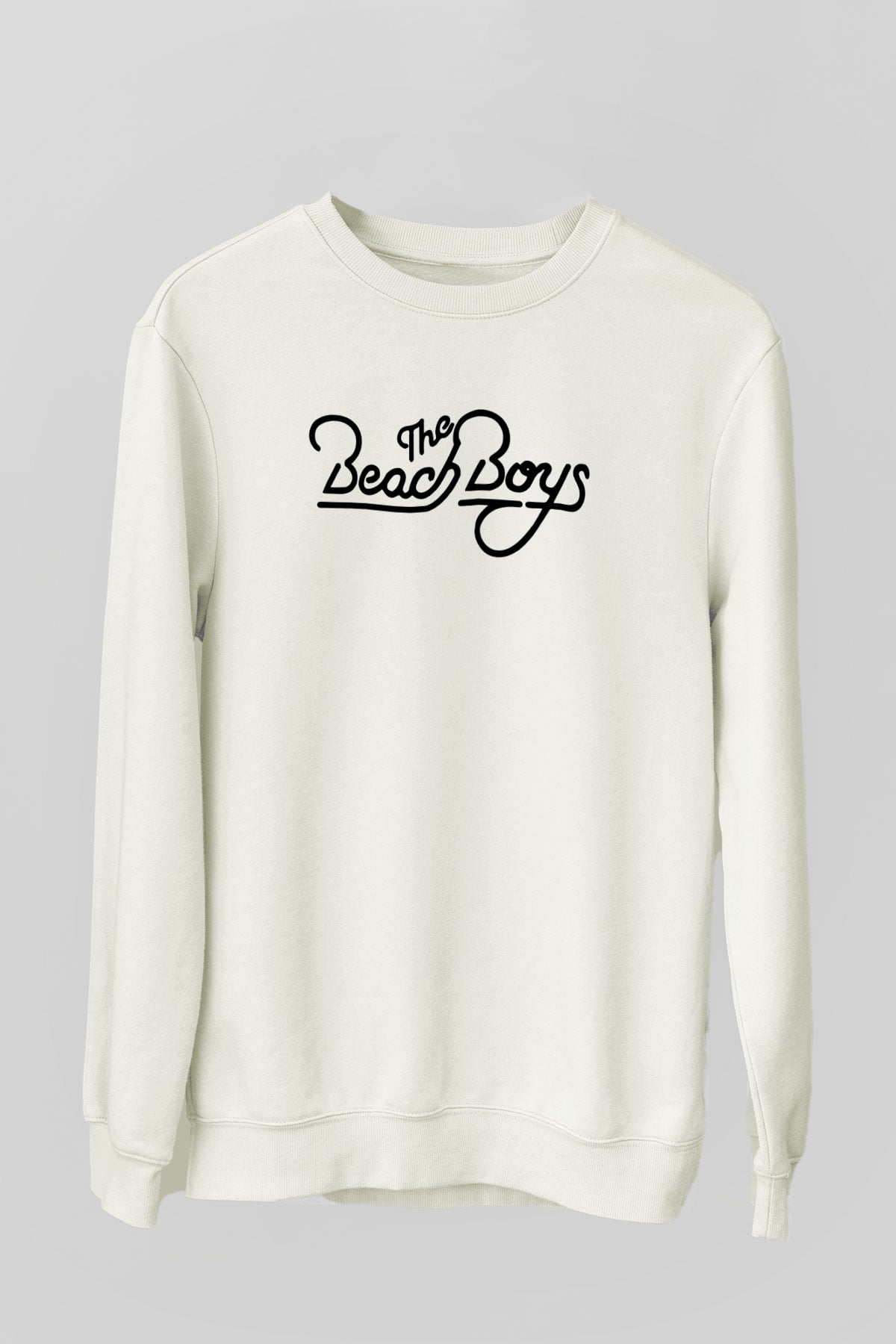 The Beach Boys Beyaz Unisex Sweatshirt