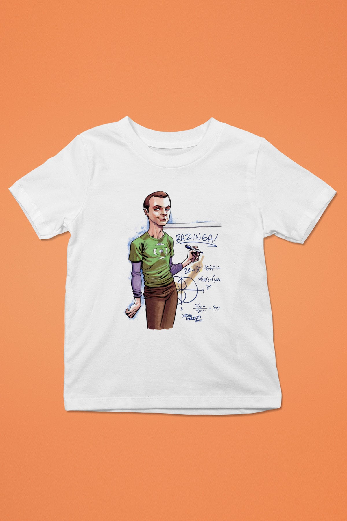 The Big Bang Theory Baskılı Beyaz Unisex Çocuk Tişört