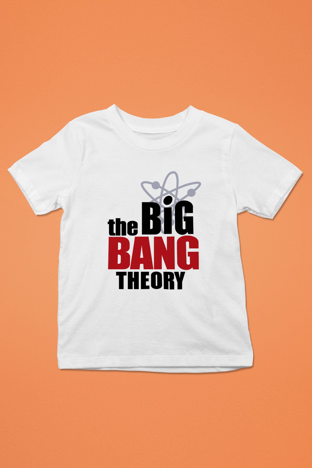 The Big Bang Theory Baskılı Beyaz Unisex Çocuk Tişört