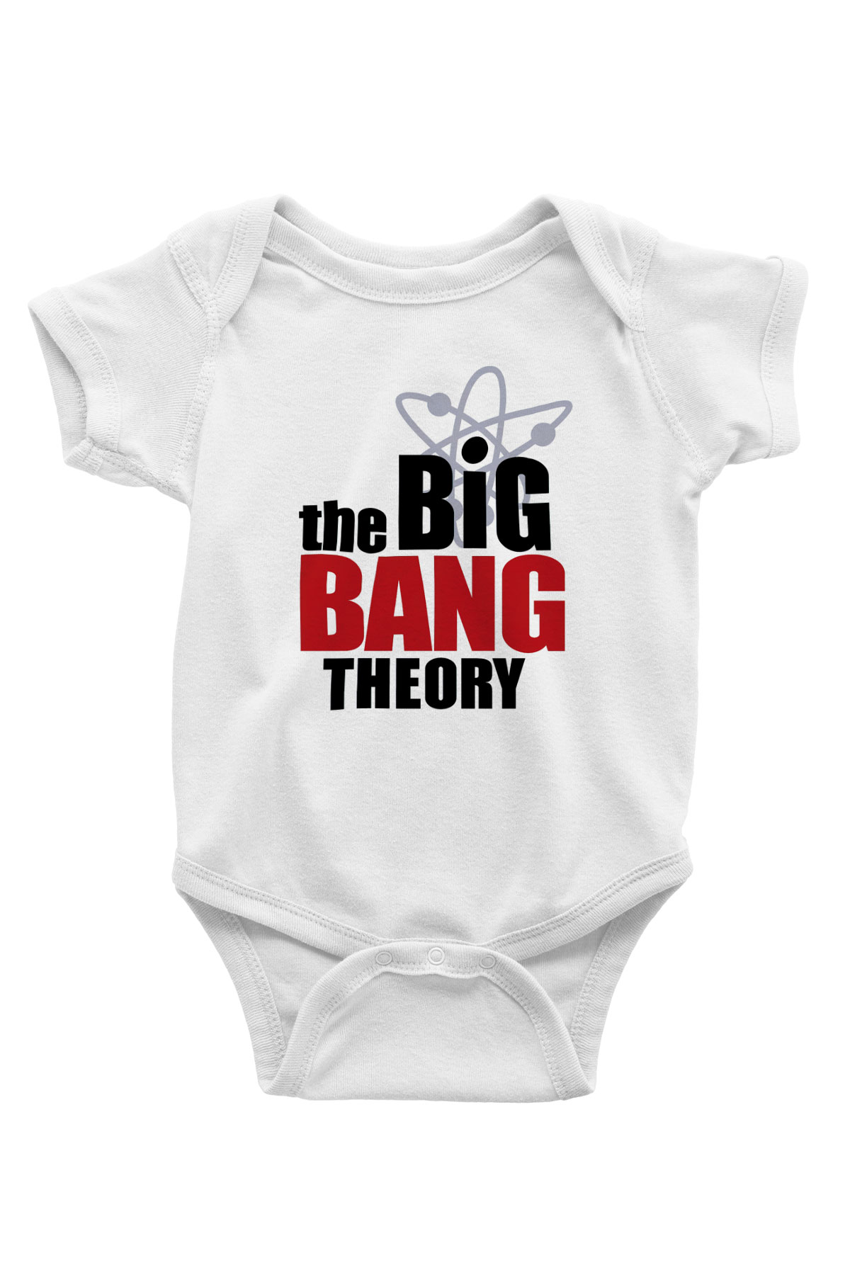The Big Bang Theory Baskılı Beyaz Unisex Bebek Body - Zıbın