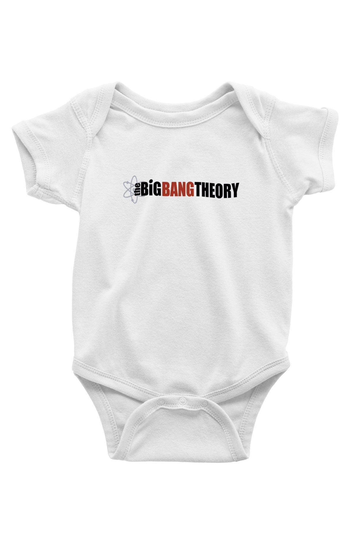 The Big Bang Theory Baskılı Beyaz Unisex Bebek Body - Zıbın