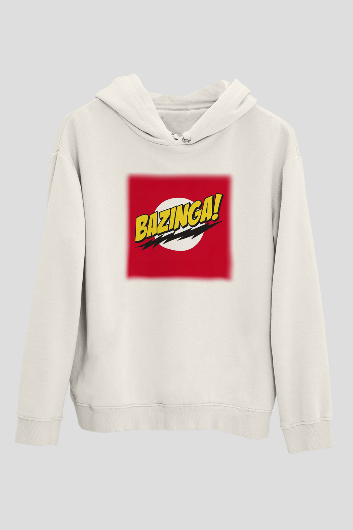 The Big Bang Theory Beyaz Unisex Kapşonlu Sweatshirt