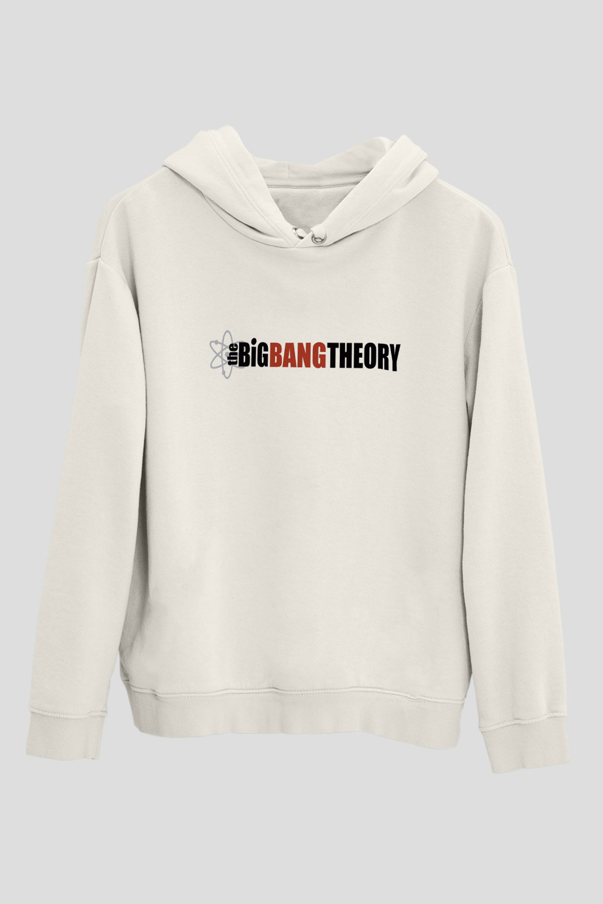 The Big Bang Theory Beyaz Unisex Kapşonlu Sweatshirt