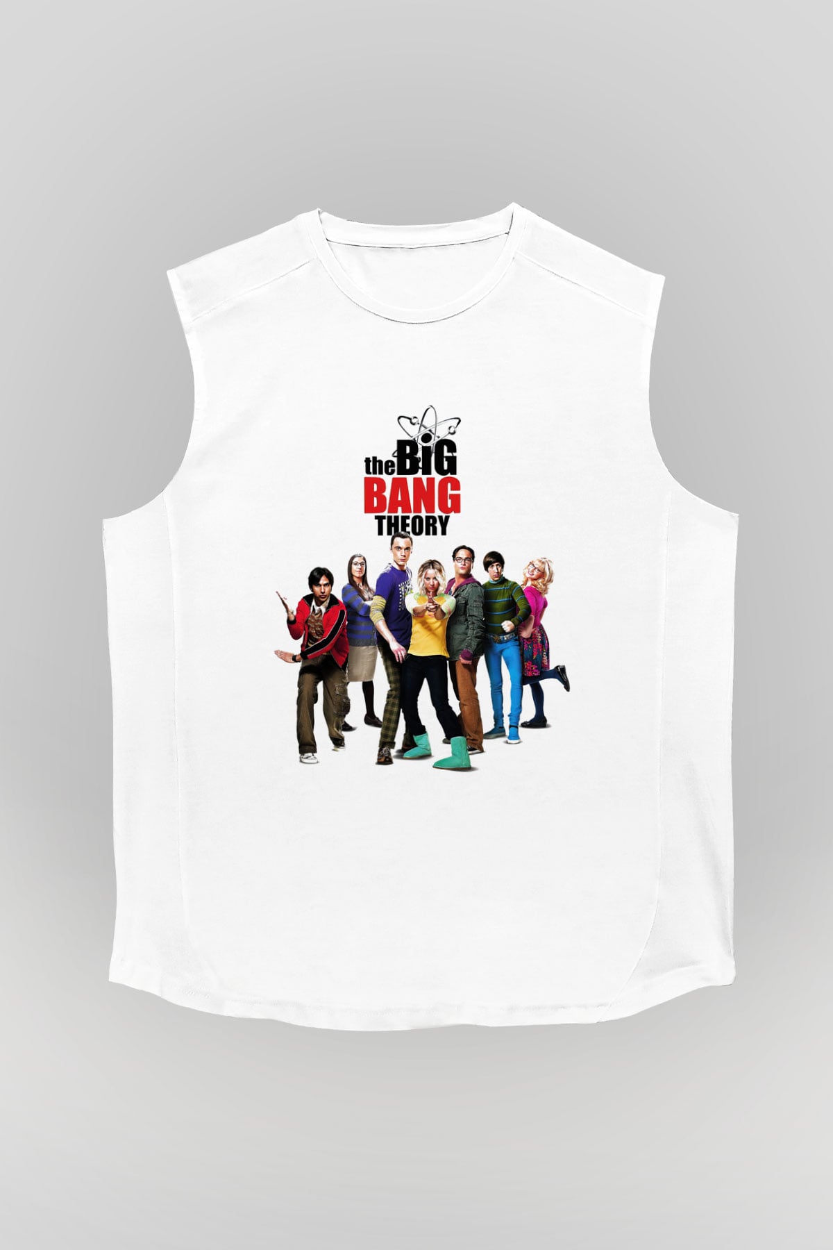 The Big Bang Theory Beyaz Unisex Kolsuz Tişört