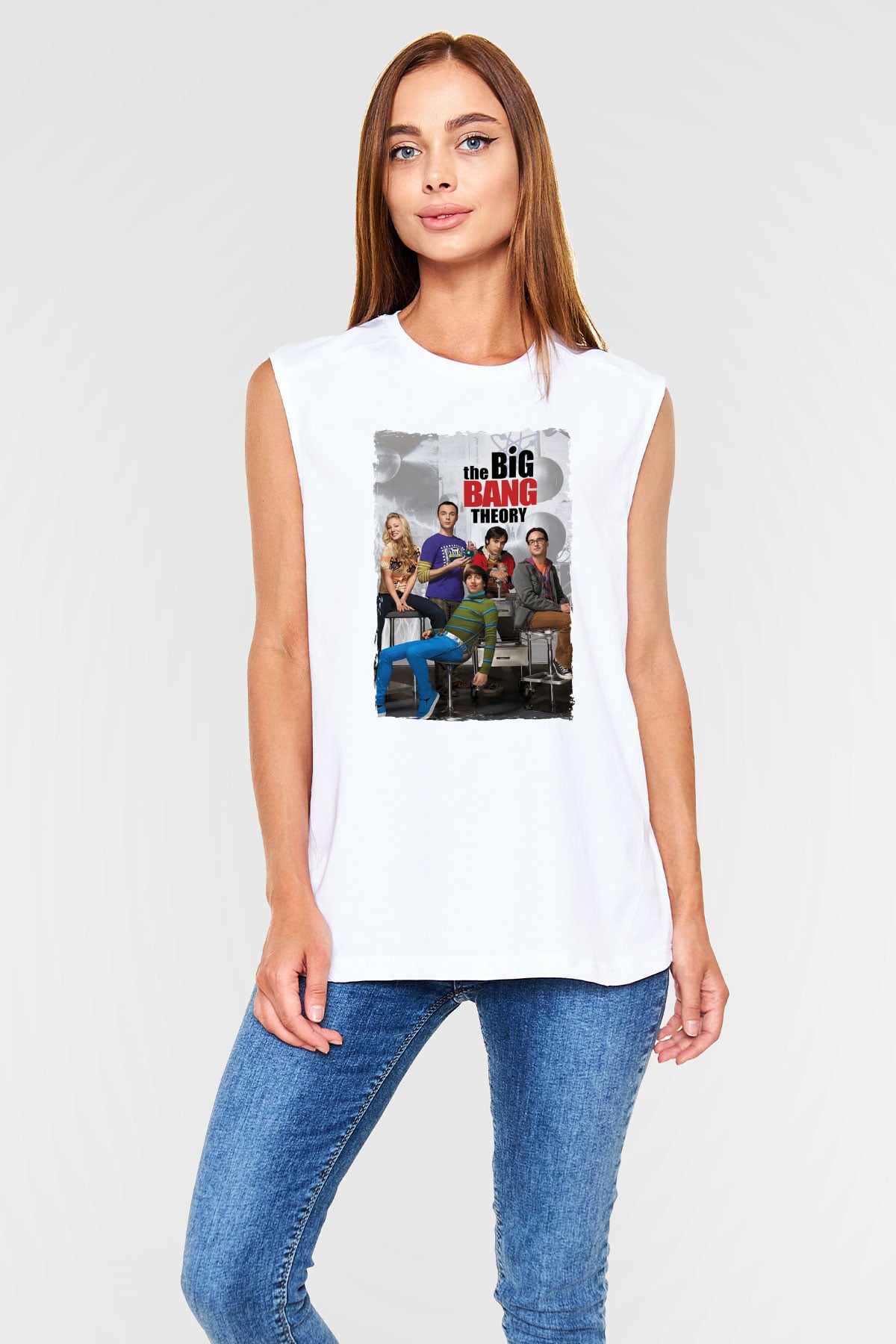 The Big Bang Theory Beyaz Unisex Kolsuz Tişört