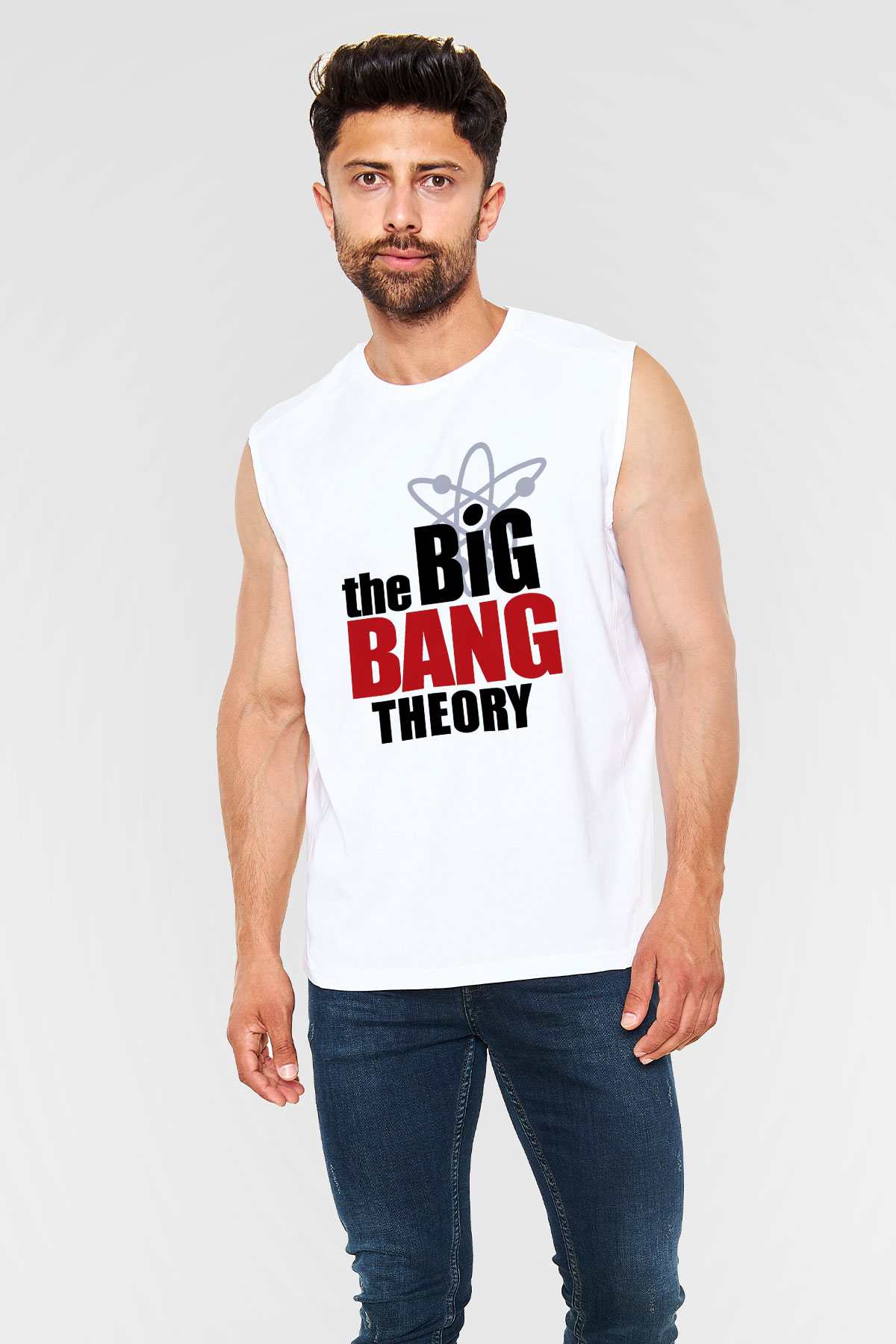 The Big Bang Theory Beyaz Unisex Kolsuz Tişört