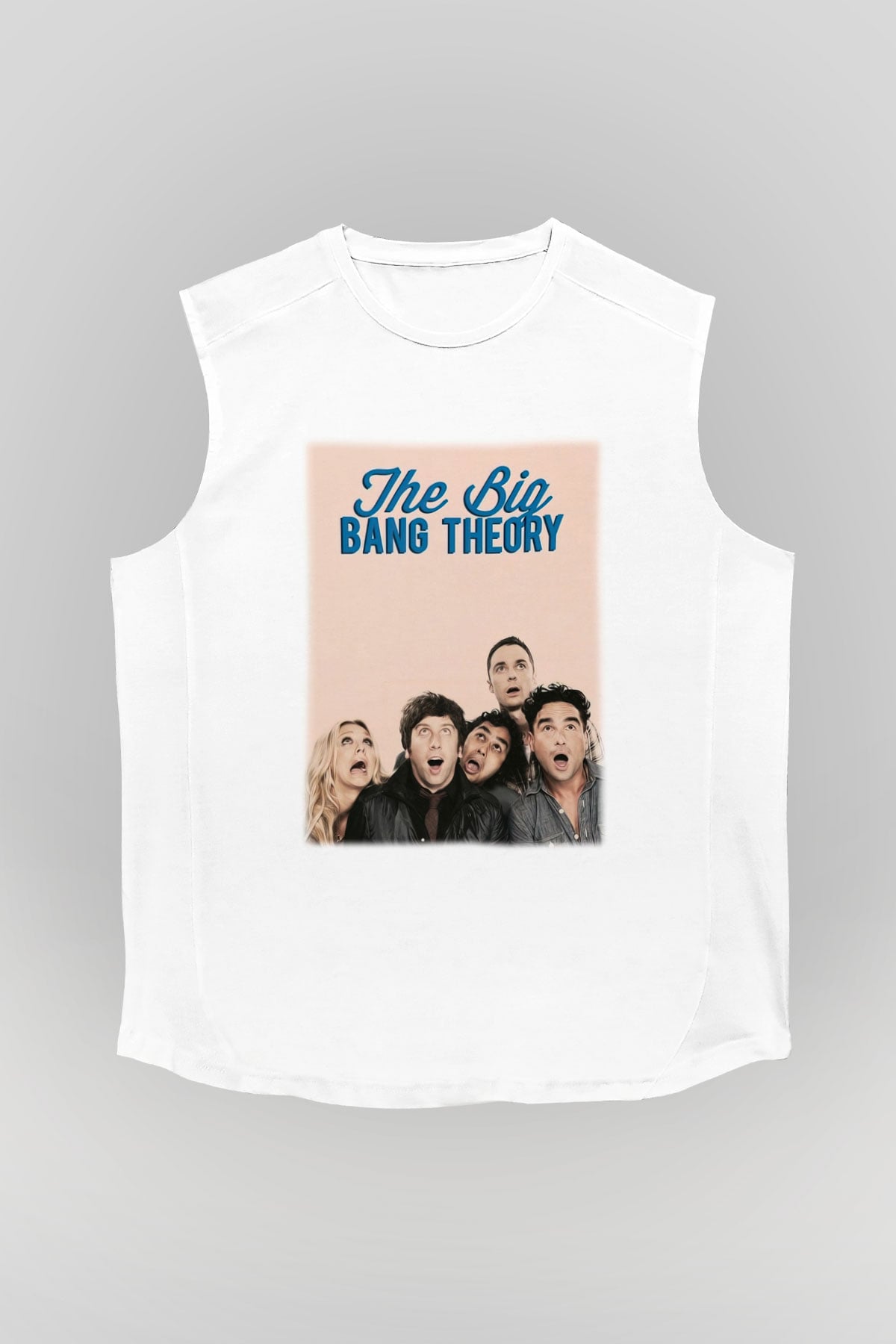 The Big Bang Theory Beyaz Unisex Kolsuz Tişört