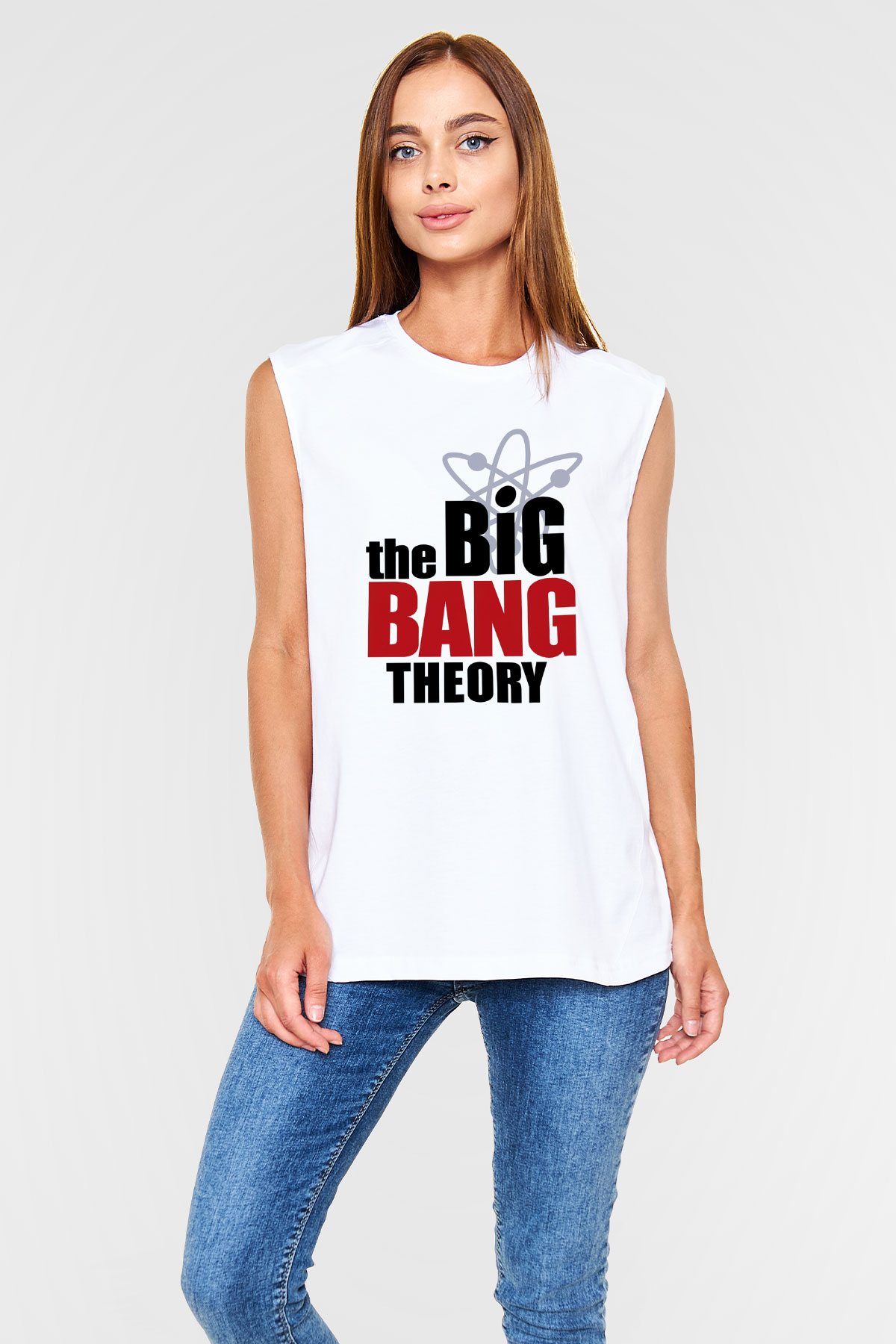 The Big Bang Theory Beyaz Unisex Kolsuz Tişört