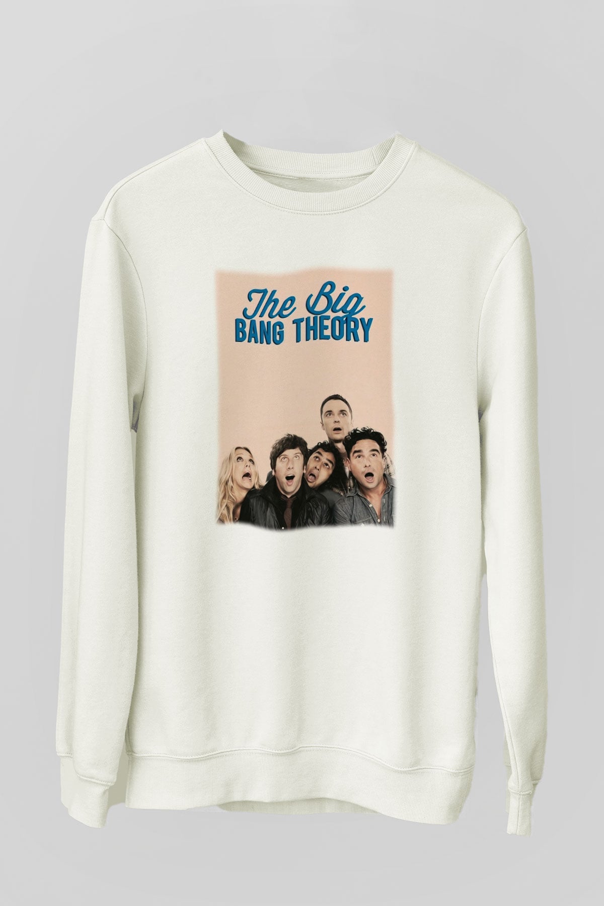The Big Bang Theory Beyaz Unisex Sweatshirt