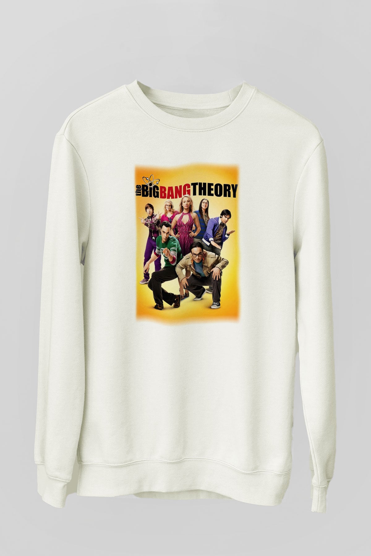 The Big Bang Theory Beyaz Unisex Sweatshirt