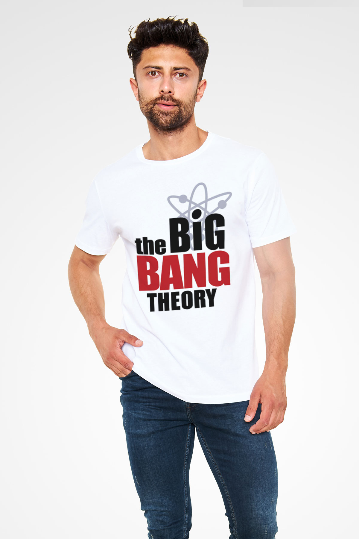 The Big Bang Theory Beyaz Unisex Tişört T-Shirt