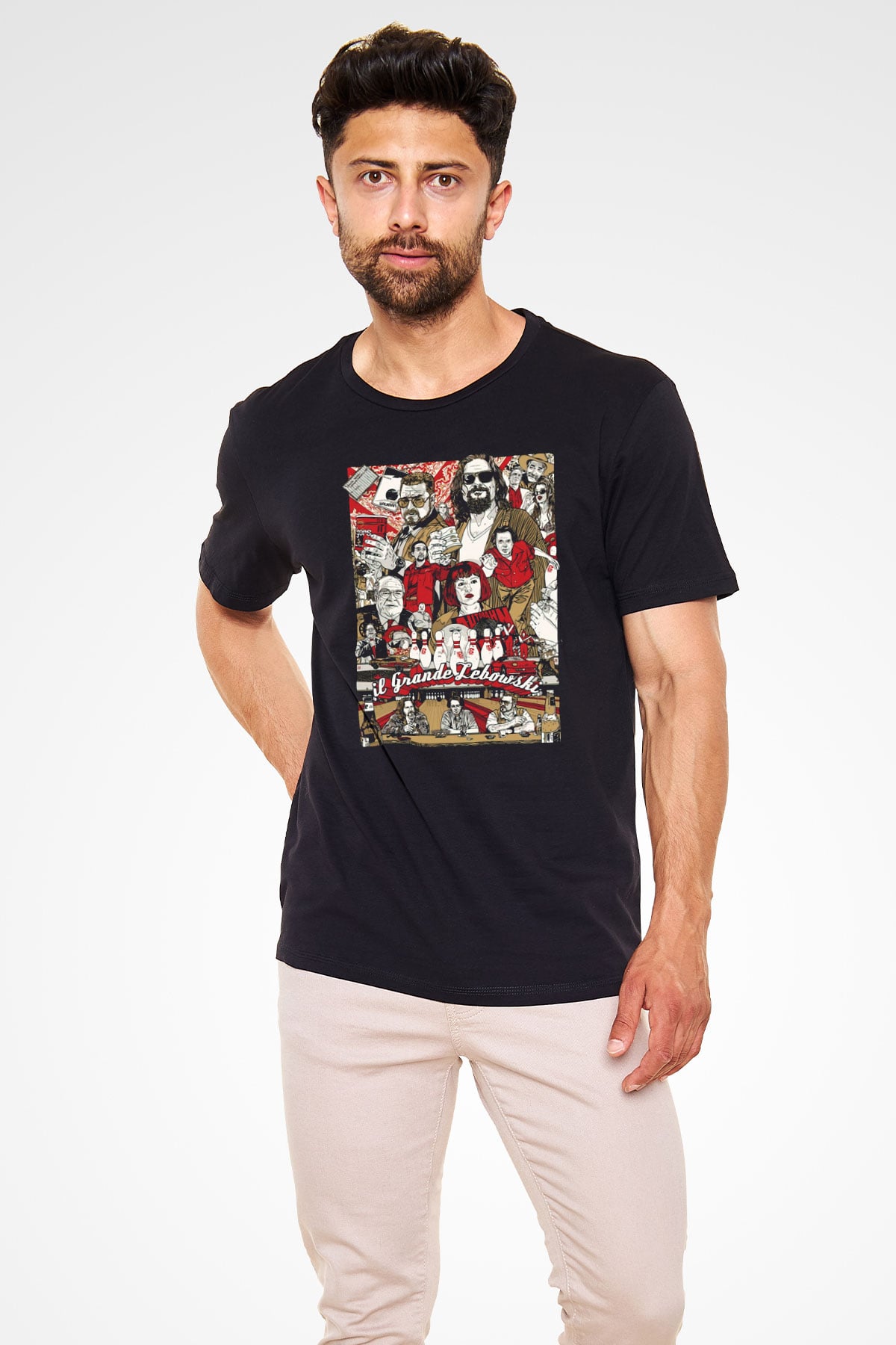 The Big Lebowski Büyük Lebowski Siyah Unisex Tişört