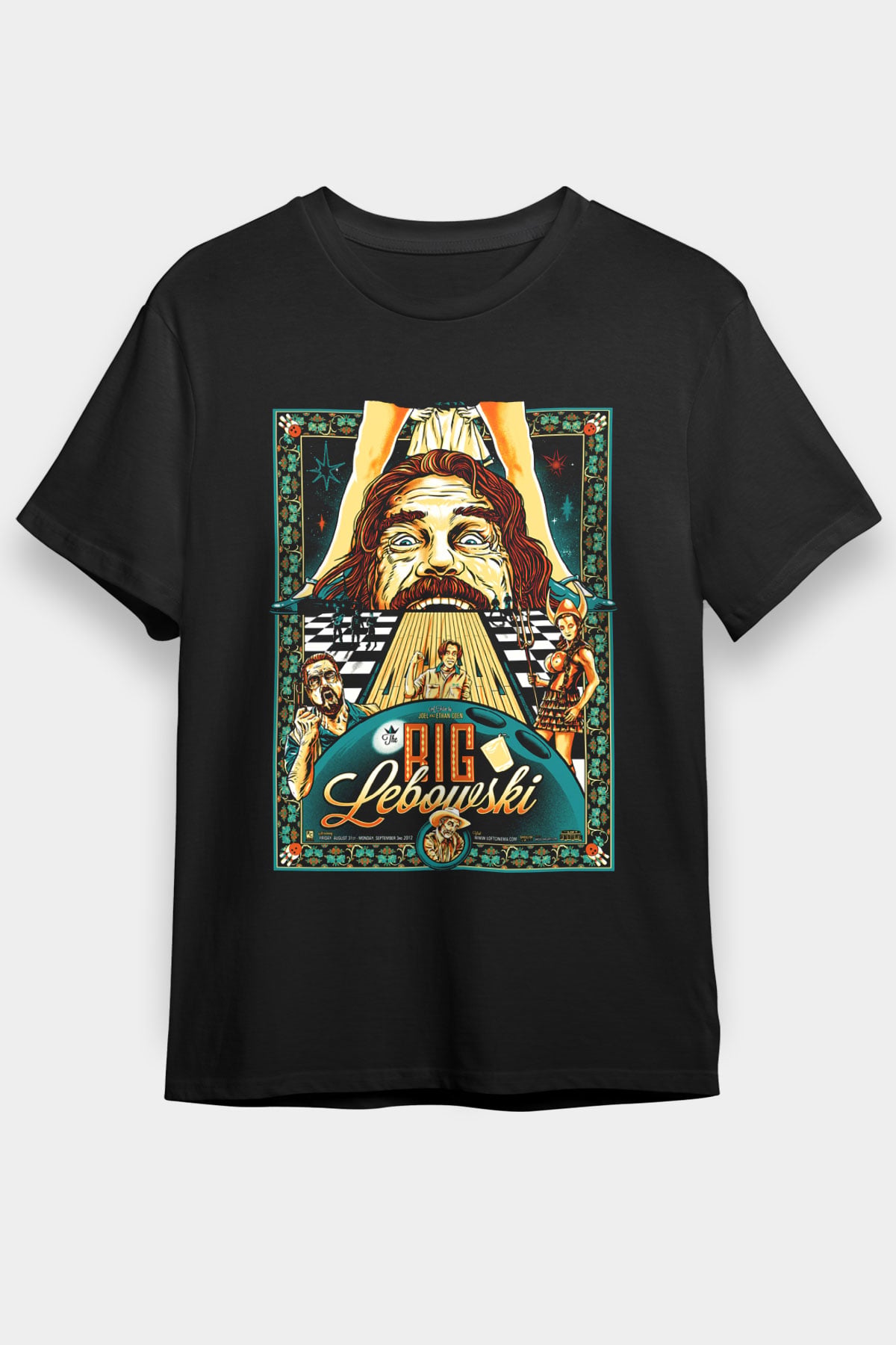 The Big Lebowski Büyük Lebowski Siyah Unisex Tişört