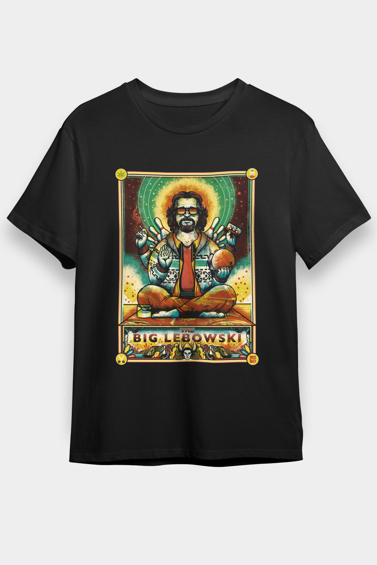 The Big Lebowski Büyük Lebowski Siyah Unisex Tişört