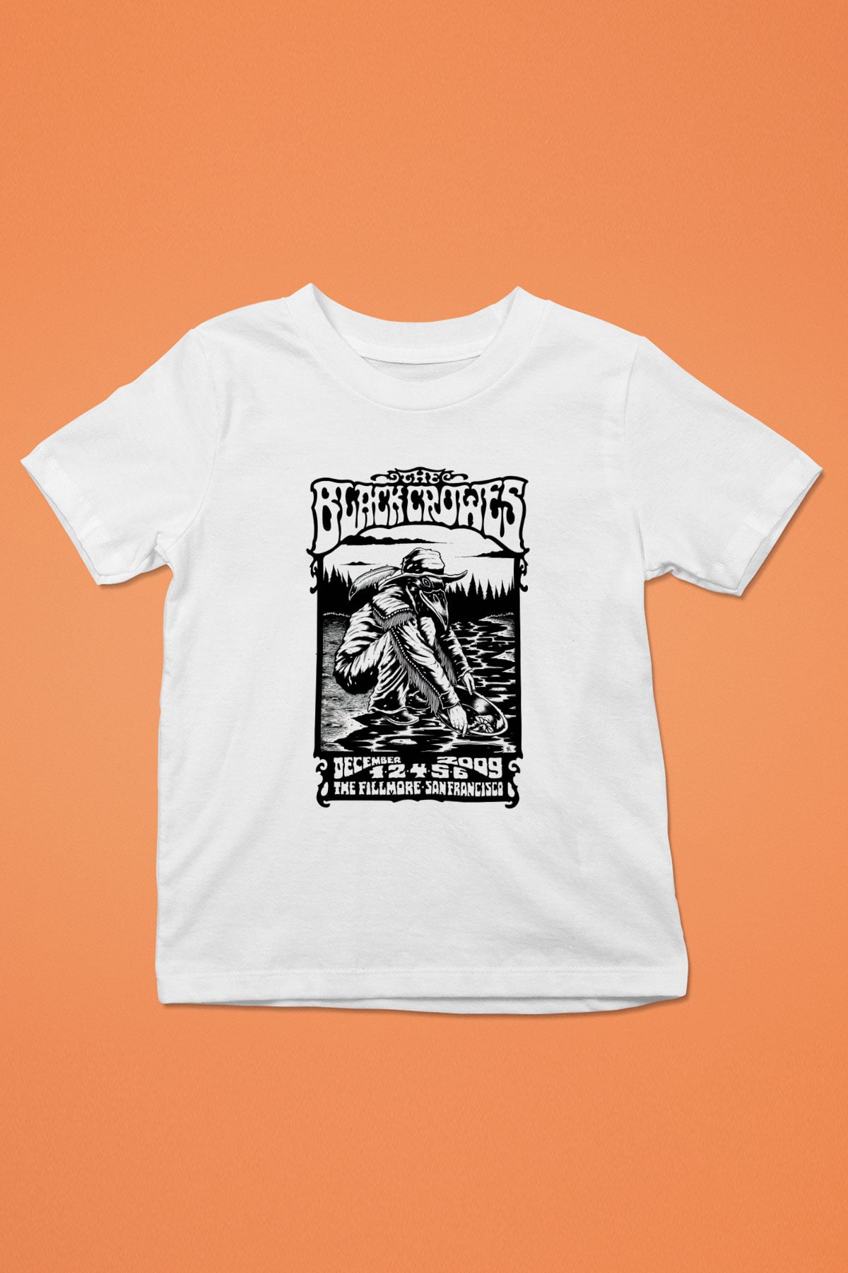 The Black Crowes Baskılı Beyaz Unisex Çocuk Tişört