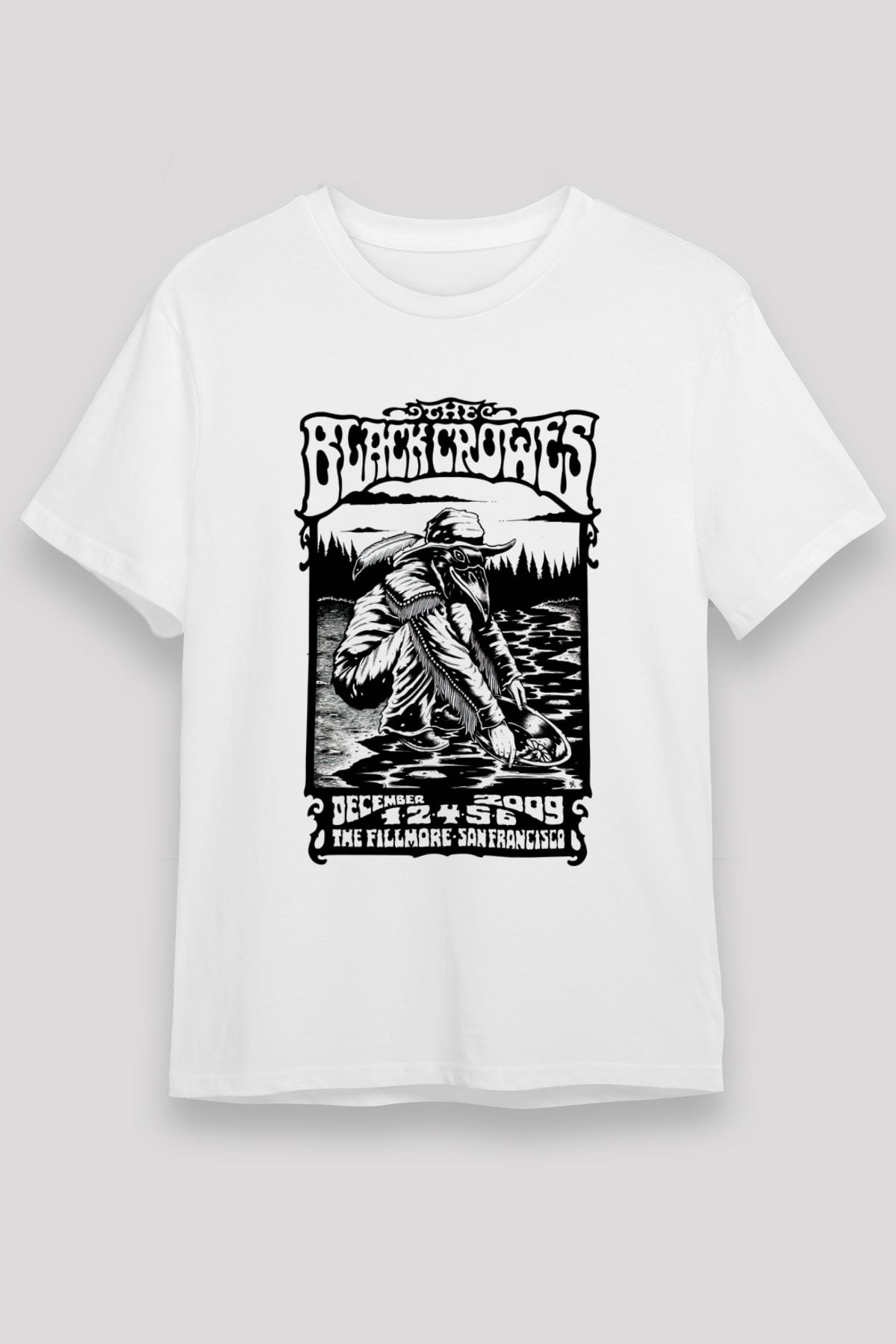 The Black Crowes Beyaz Unisex Tişört T-Shirt - TişörtFabrikası