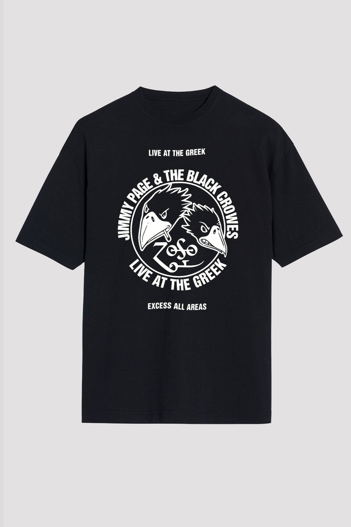 The Black Crowes Siyah Unisex Oversize Tişört T-Shirt