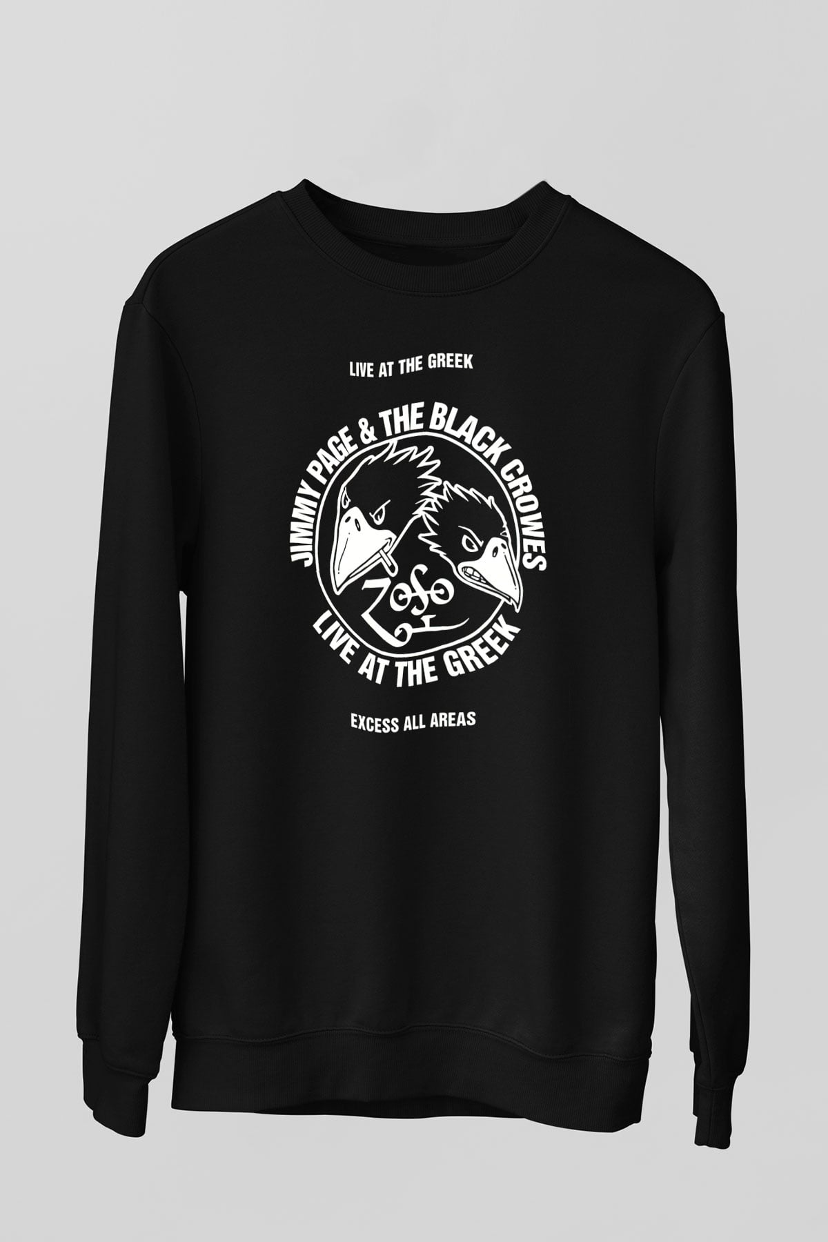The Black Crowes Siyah Unisex Sweatshirt