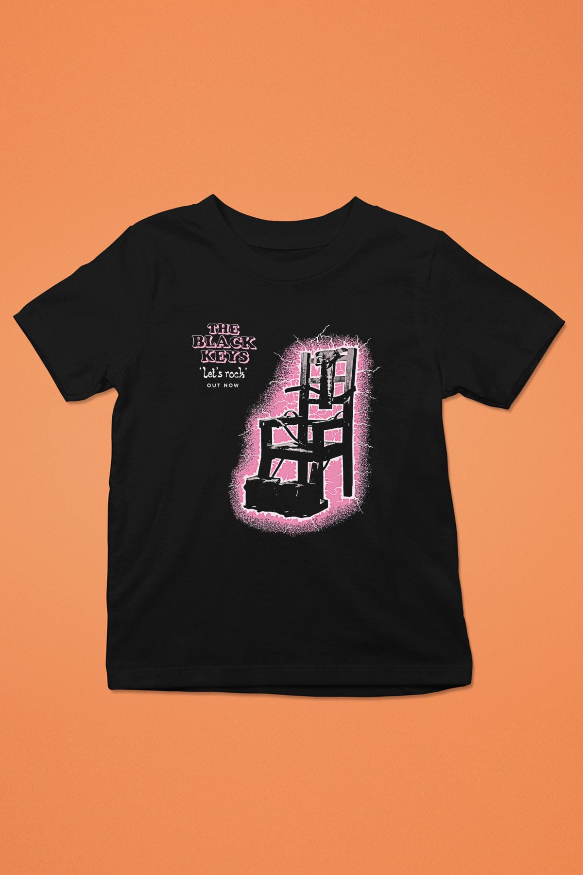 The Black Keys Baskılı Unisex Siyah Çocuk Tişört - Tshirt