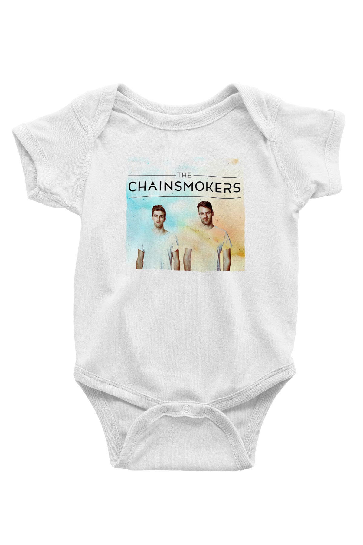 The Chainsmokers Beyaz Bebek Body - Zıbın