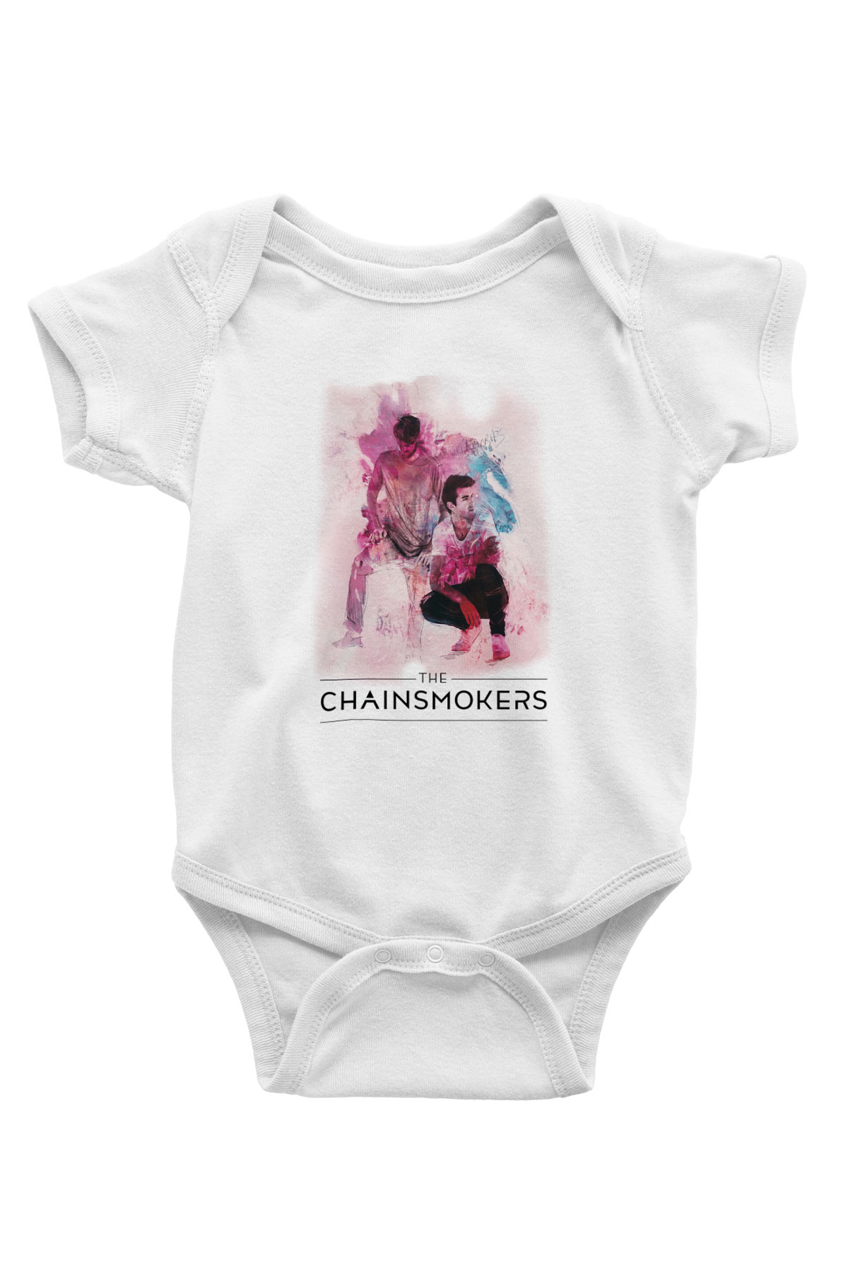 The Chainsmokers Beyaz Bebek Body - Zıbın