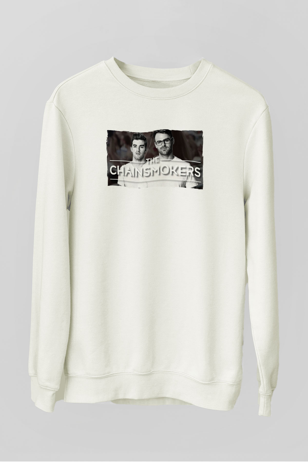 The Chainsmokers Beyaz Unisex Sweatshirt