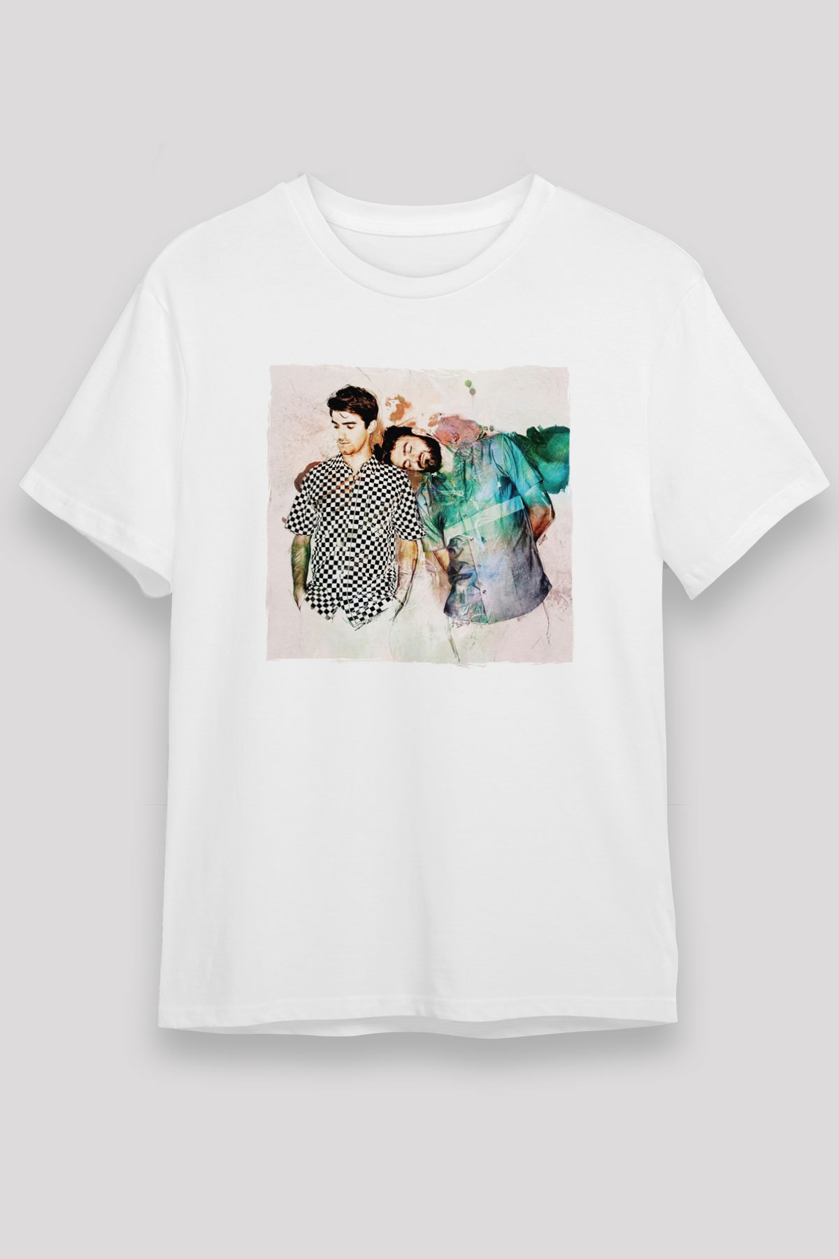 The Chainsmokers Beyaz Unisex Tişört T-Shirt - TişörtFabrikası