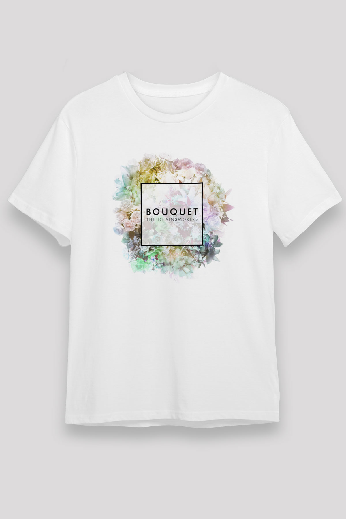 The Chainsmokers Beyaz Unisex Tişört T-Shirt - TişörtFabrikası