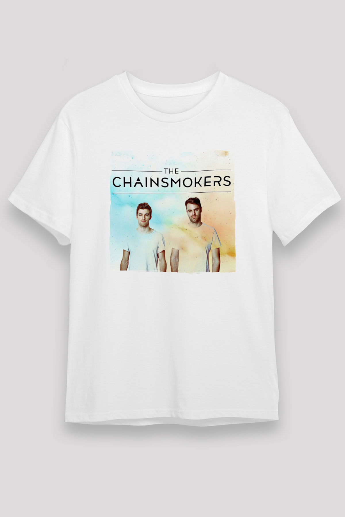 The Chainsmokers Beyaz Unisex Tişört T-Shirt - TişörtFabrikası
