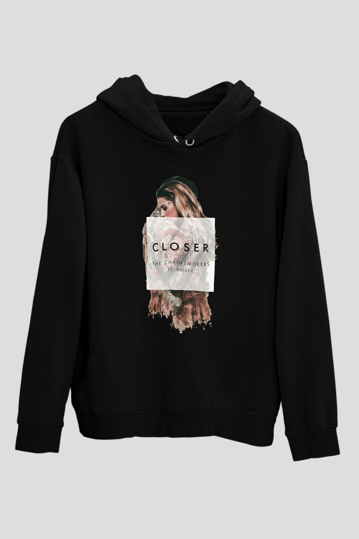 The Chainsmokers Siyah Unisex Hoodie