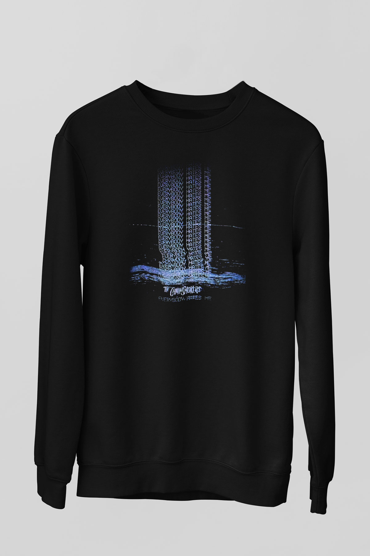The Chainsmokers Siyah Unisex Sweatshirt
