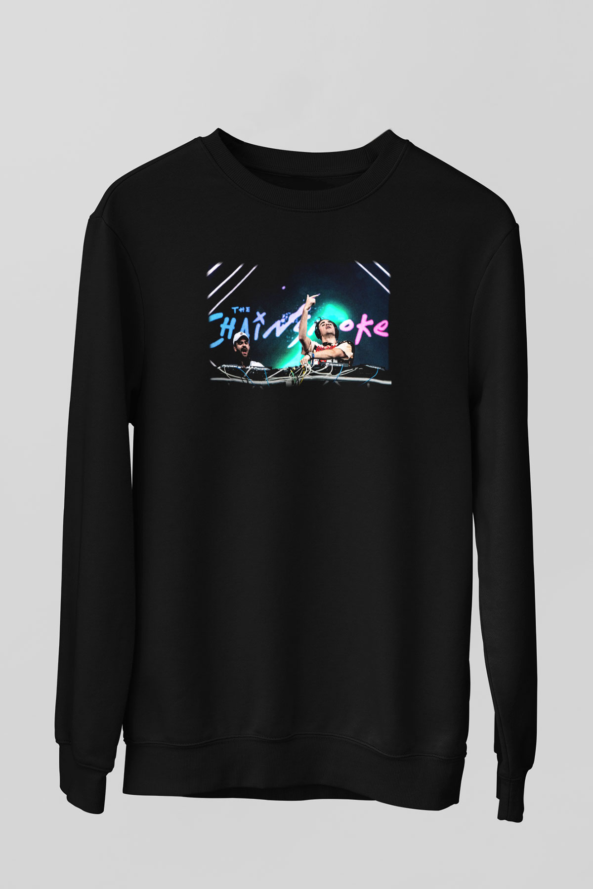 The Chainsmokers Siyah Unisex Sweatshirt