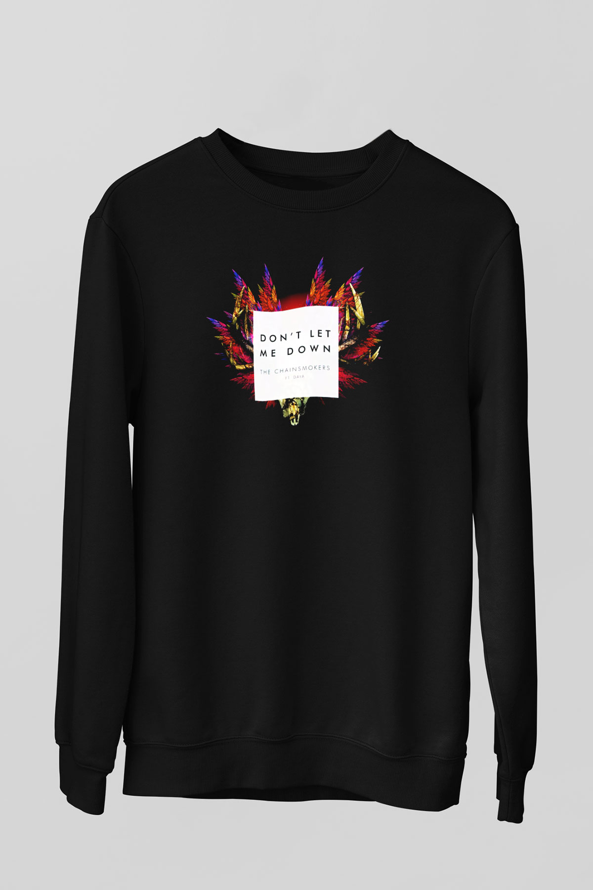 The Chainsmokers Siyah Unisex Sweatshirt