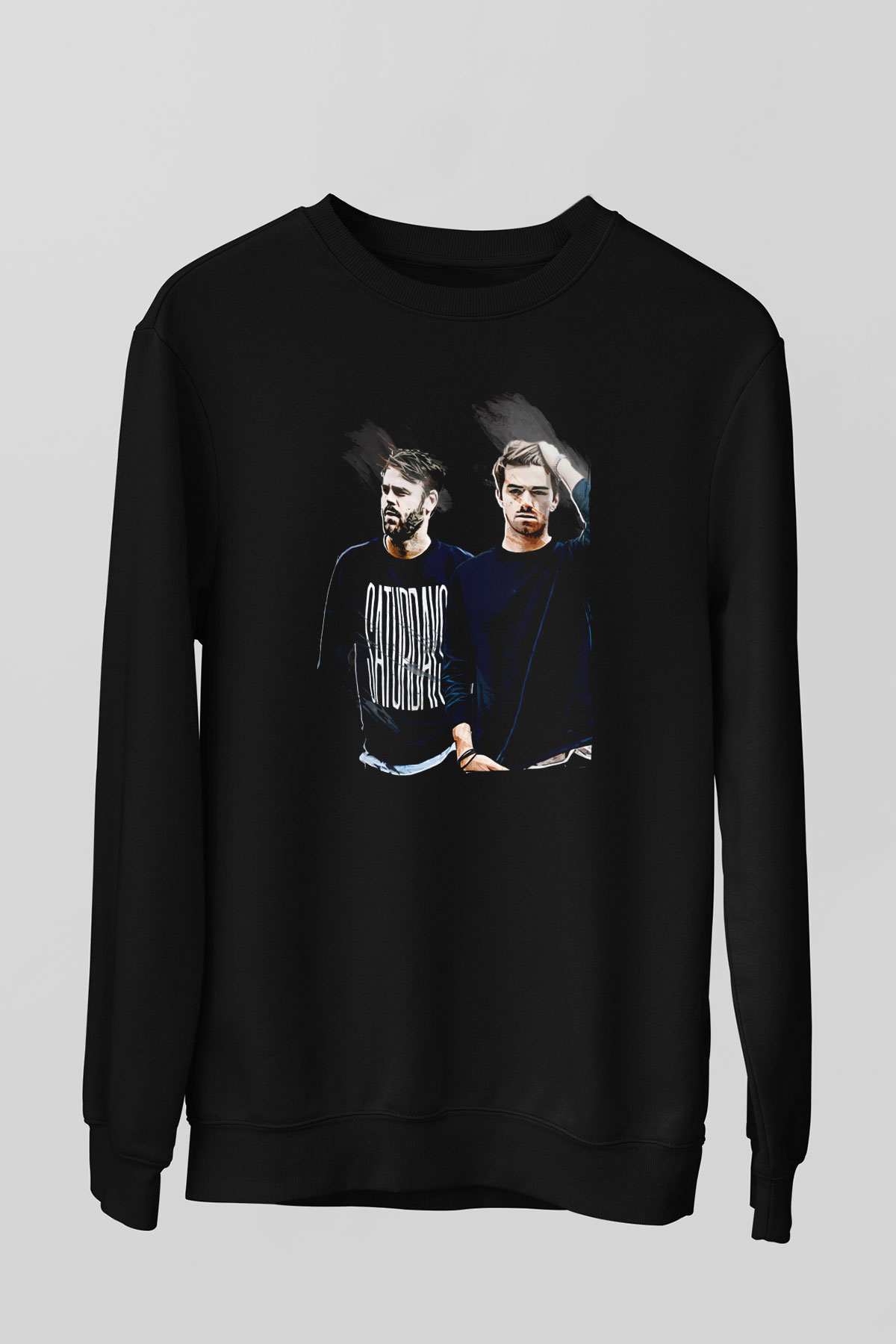 The Chainsmokers Siyah Unisex Sweatshirt