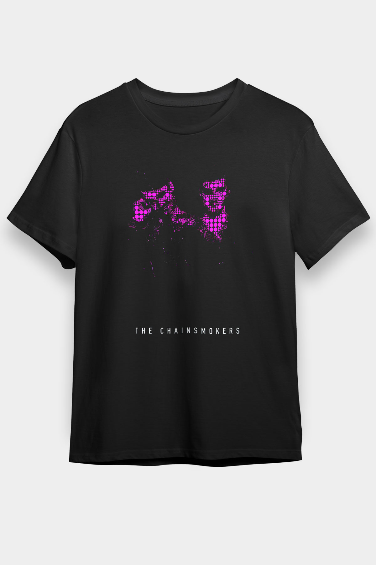 The Chainsmokers Siyah Unisex Tişört T-Shirt - TişörtFabrikası