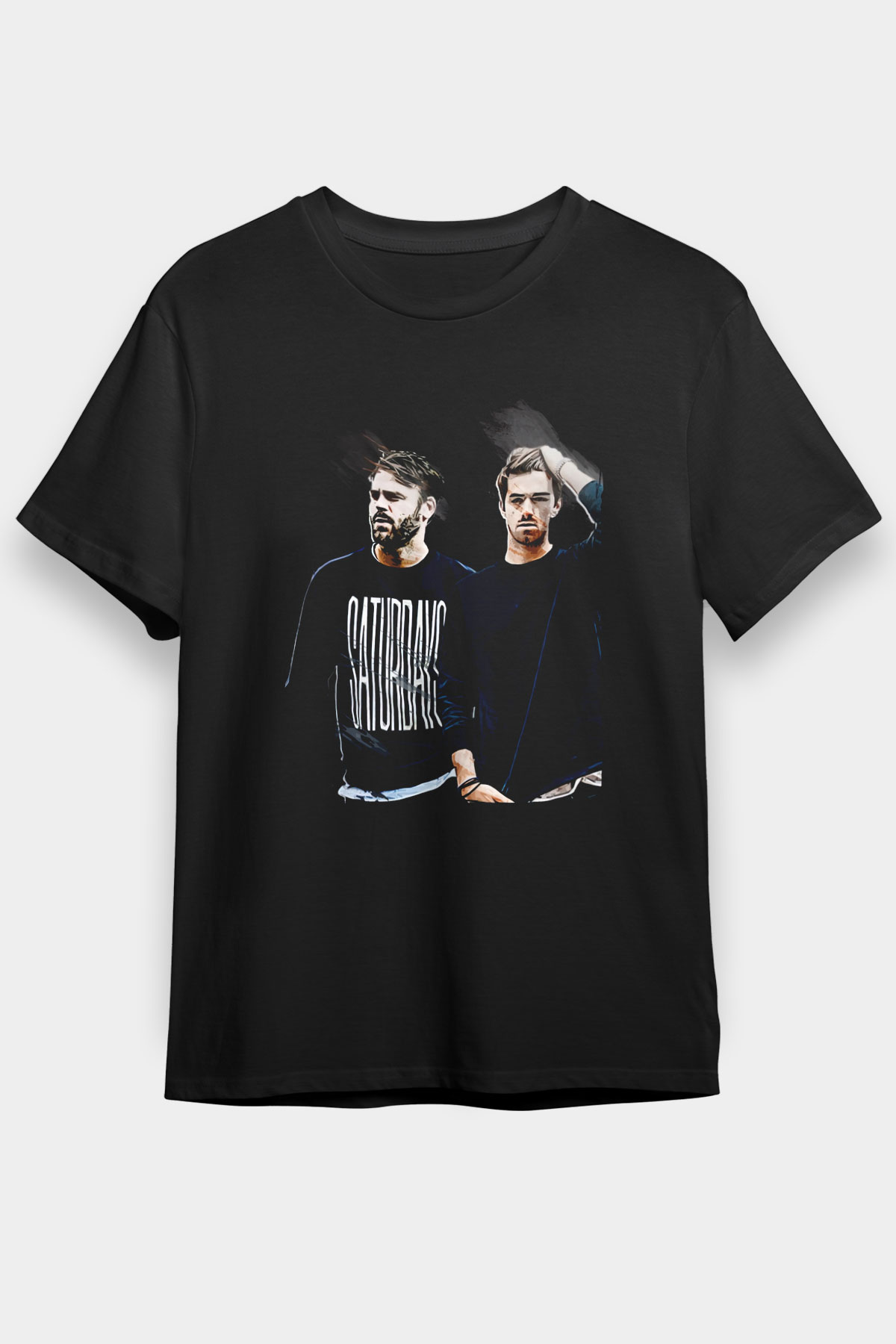 The Chainsmokers Siyah Unisex Tişört T-Shirt - TişörtFabrikası