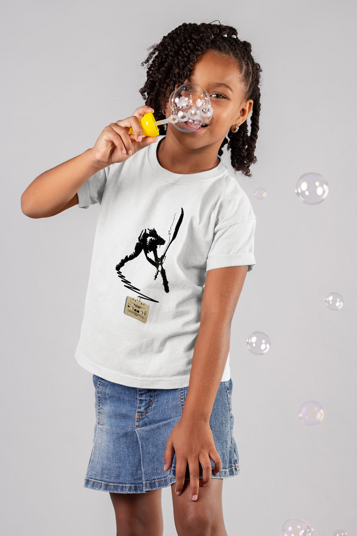 The Clash Baskılı Beyaz Unisex Çocuk Tişört