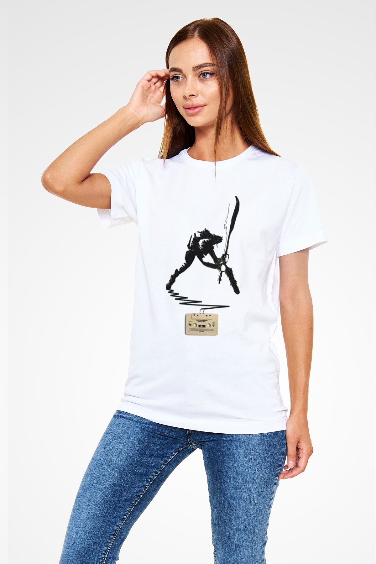 The Clash Beyaz Unisex Tişört T-Shirt - TişörtFabrikası