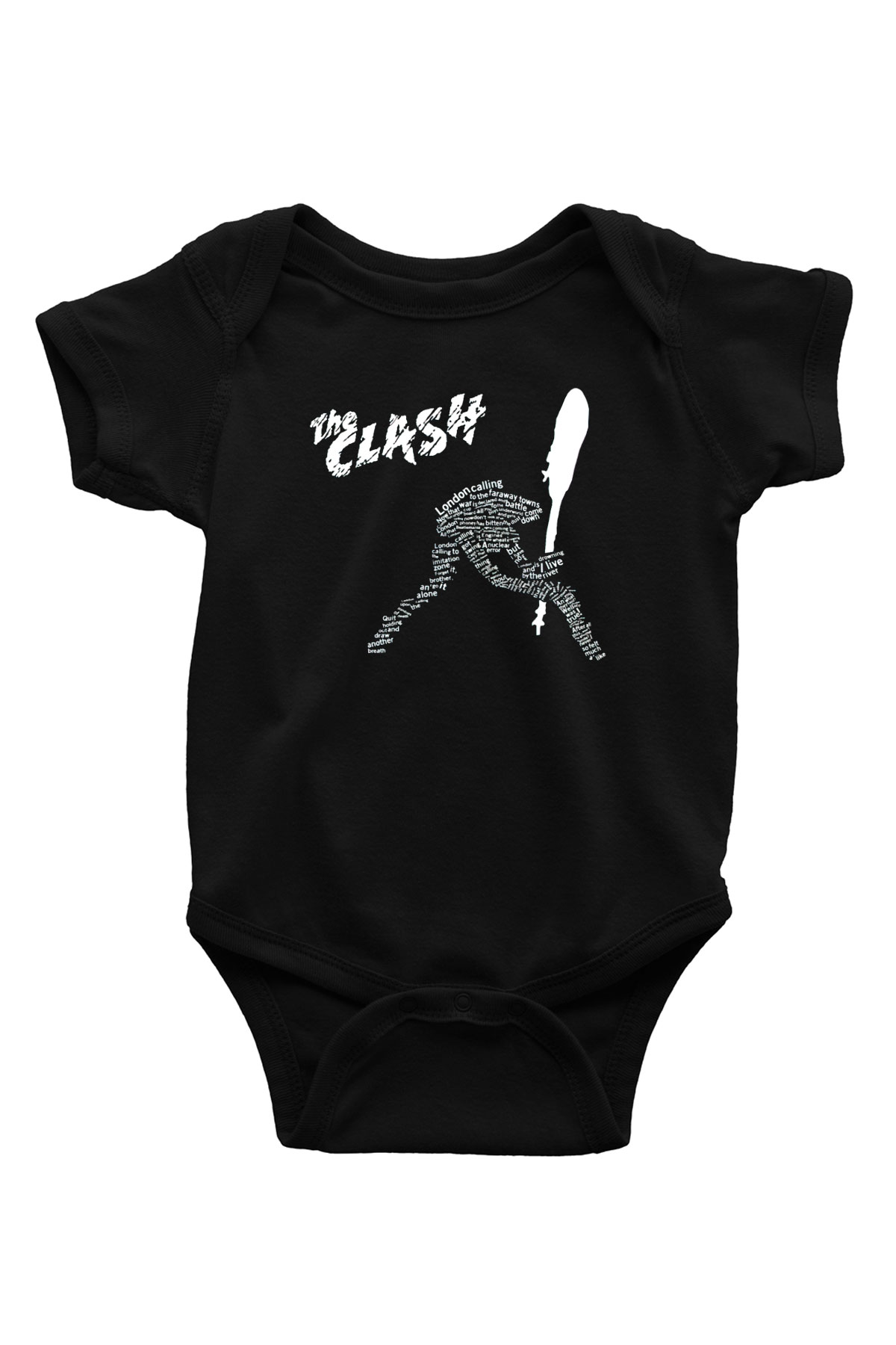 The Clash Siyah Bebek Body - Zıbın