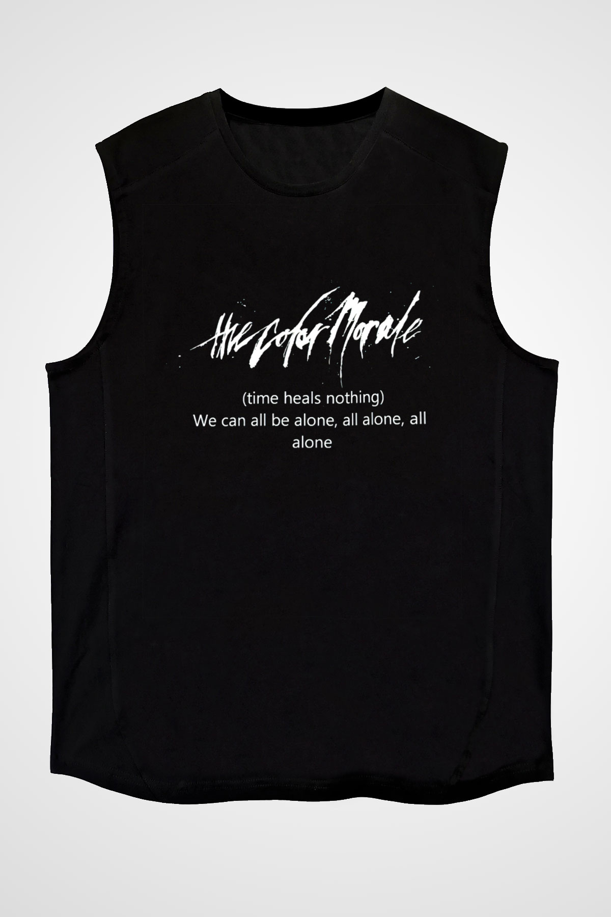 The Color Morale Siyah Unisex Kolsuz Tişört